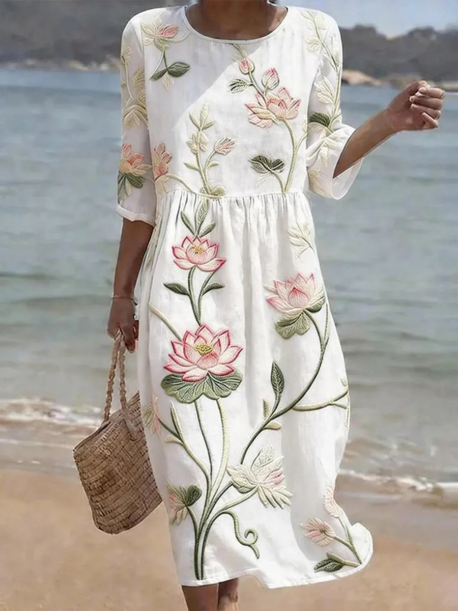 Chloe | Elegant blomsterkjole