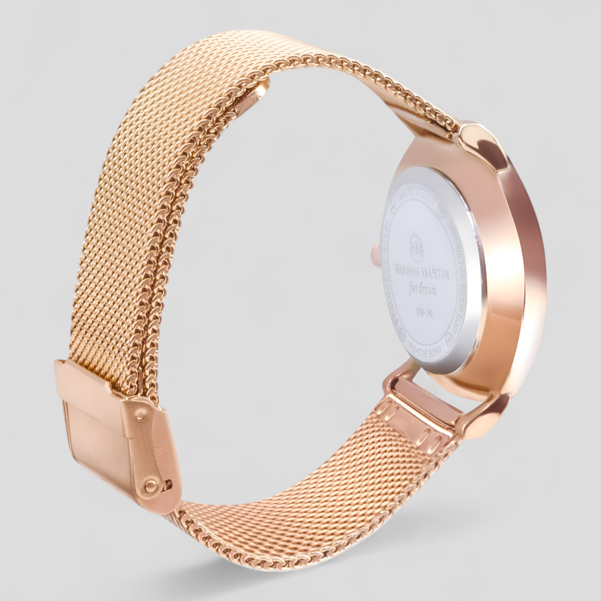 Penelope | Rundt mesh-ur - Raffineret look - - watches - {{ product_tags }