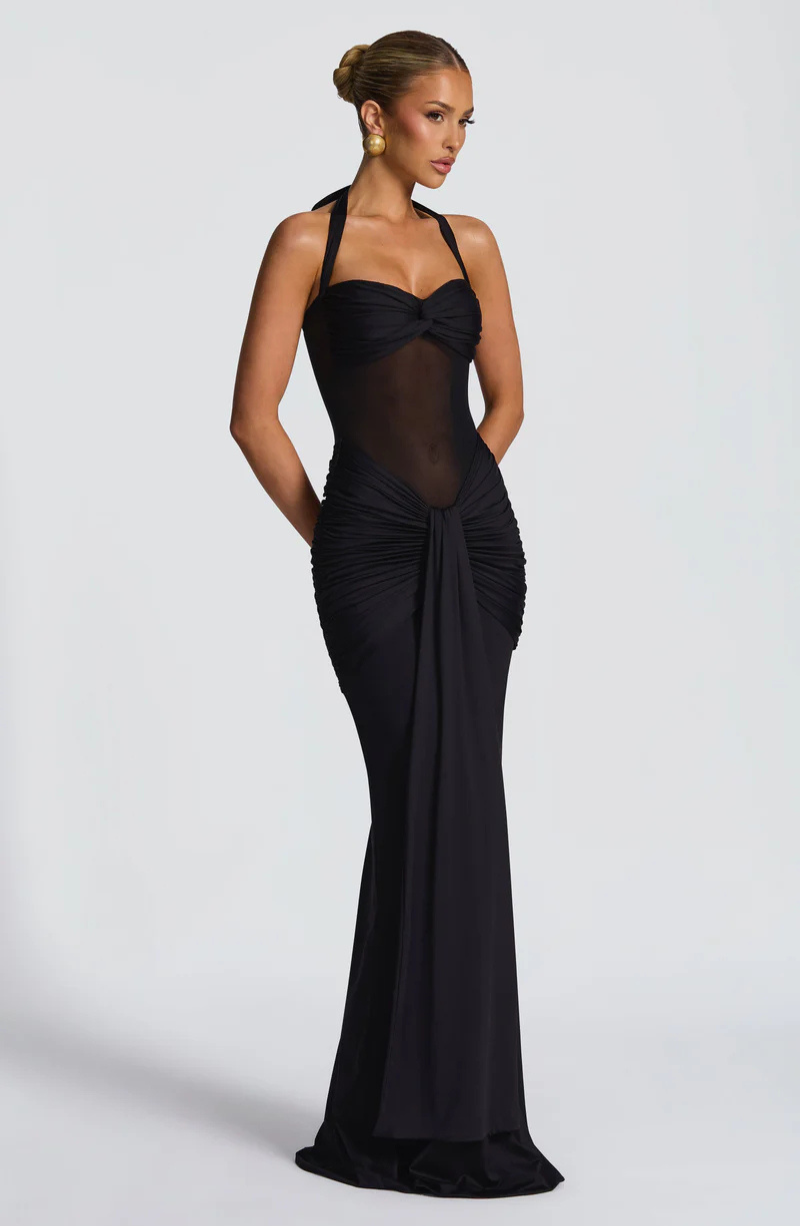 Birgit | Kvinder's Siren Hourglass Gown - Alluring Silhouette Evening Kjole