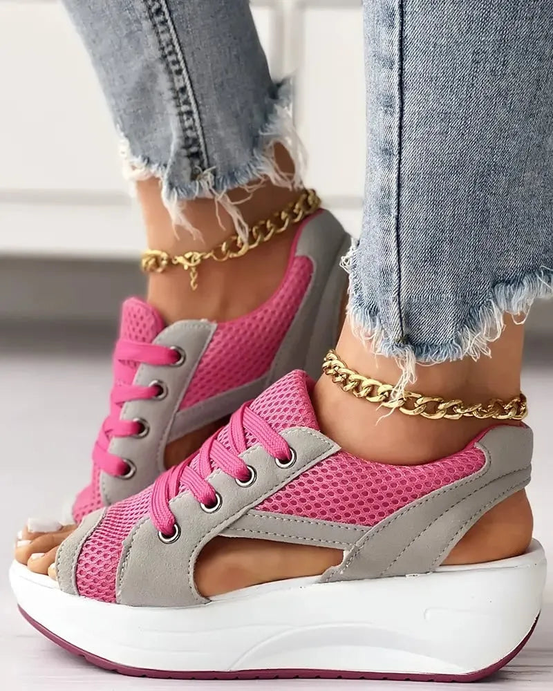 Elin | Komfortable damesneakers - Perfekte sko til stilfulde og komfortable dage - Rose - Elin | Komfortable damesneakers - Perfekte sko til stilfulde og komfortable dage - €25 - {{ product_tags }