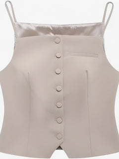 Noemi | Top corset med tynde stropper i minimalistisk stil