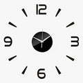 Darian | Große schwarze Wanduhr