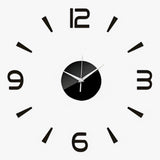 Darian | Large black wall clock