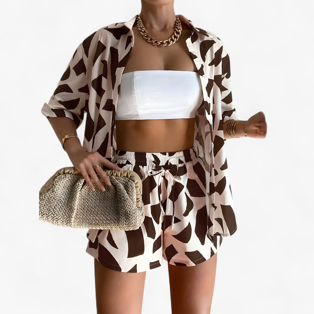 Aria | Komplett sommerfantasi - Hvid Brun - women's fashion - {{ product_tags }