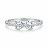 Stina | Infinity Knot Ring - Timeless Elegance in Sterling Silver