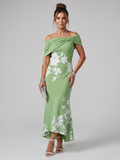 Evelina | Off Shoulder Midi-kjole