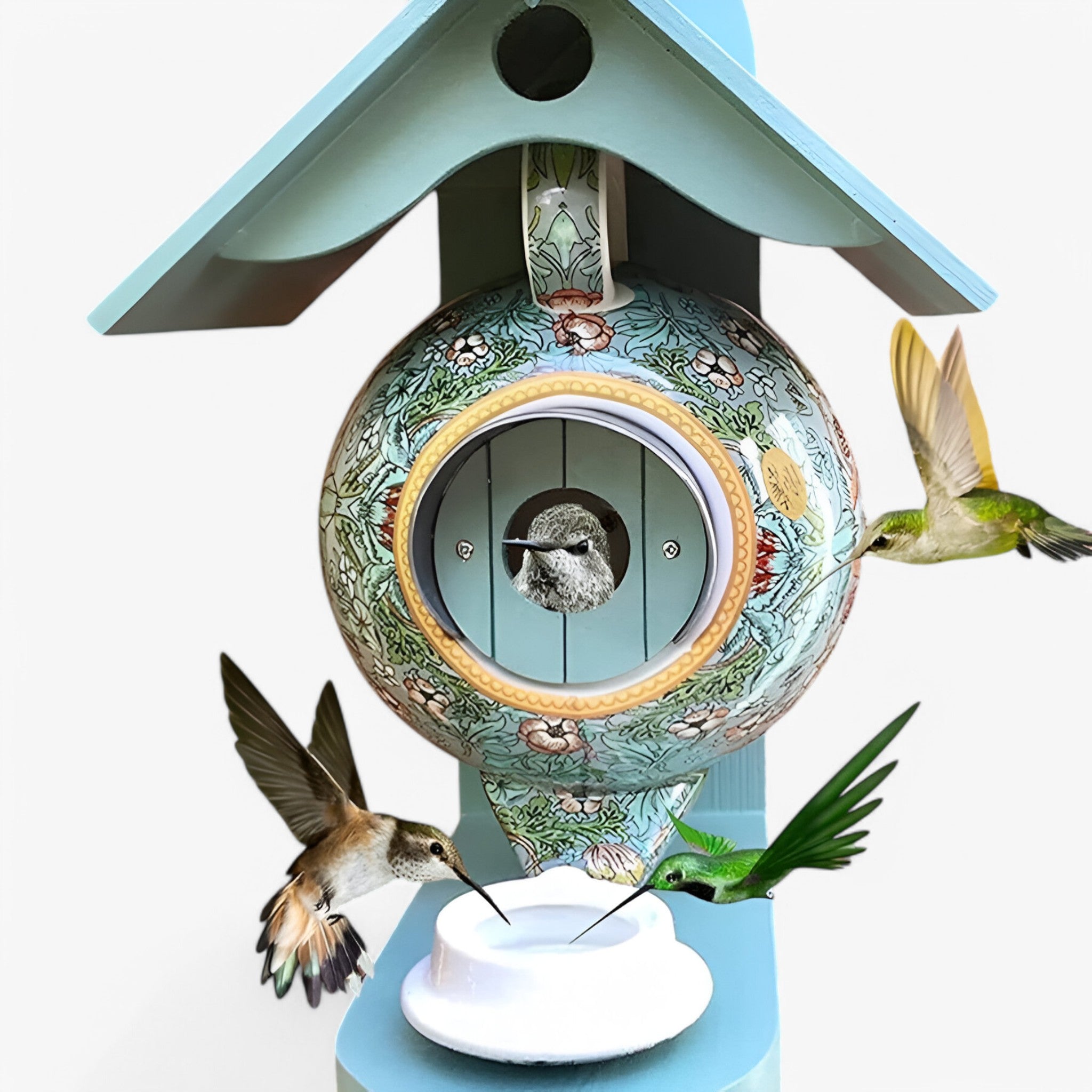 Tekande | Fuglemadshus med Unikt Teapot Design til Havens Fugle - - house & garden - {{ product_tags }