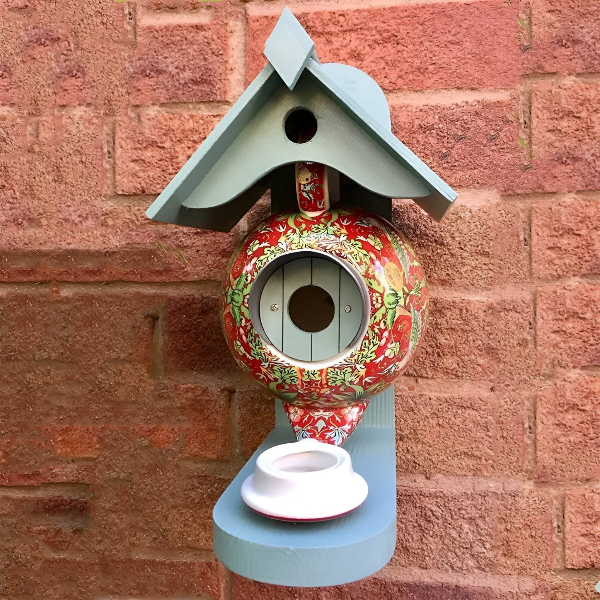 Tekande | Fuglemadshus med Unikt Teapot Design til Havens Fugle - - house & garden - {{ product_tags }