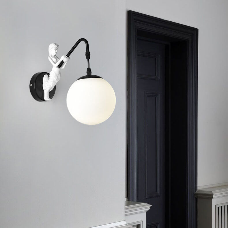 Rustik Kugle Væglampe - Vintage Design Sconce - - Home Decor - {{ product_tags }