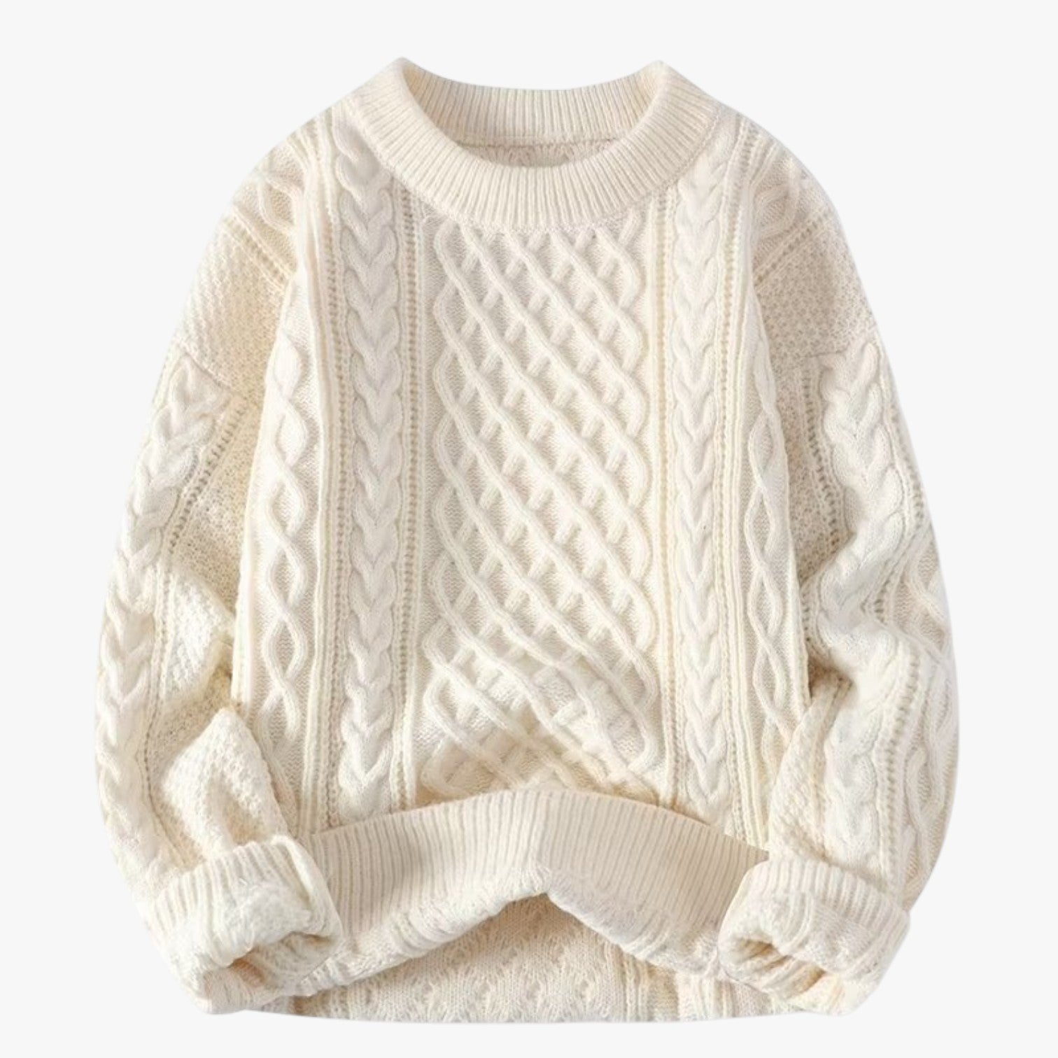 Victoria | Bluse i blødt uld til kvinder: varme og stil uden besvær - Hvid - Victoria | Bluse i blødt uld til kvinder: varme og stil uden besvær - €25 - {{ product_tags }
