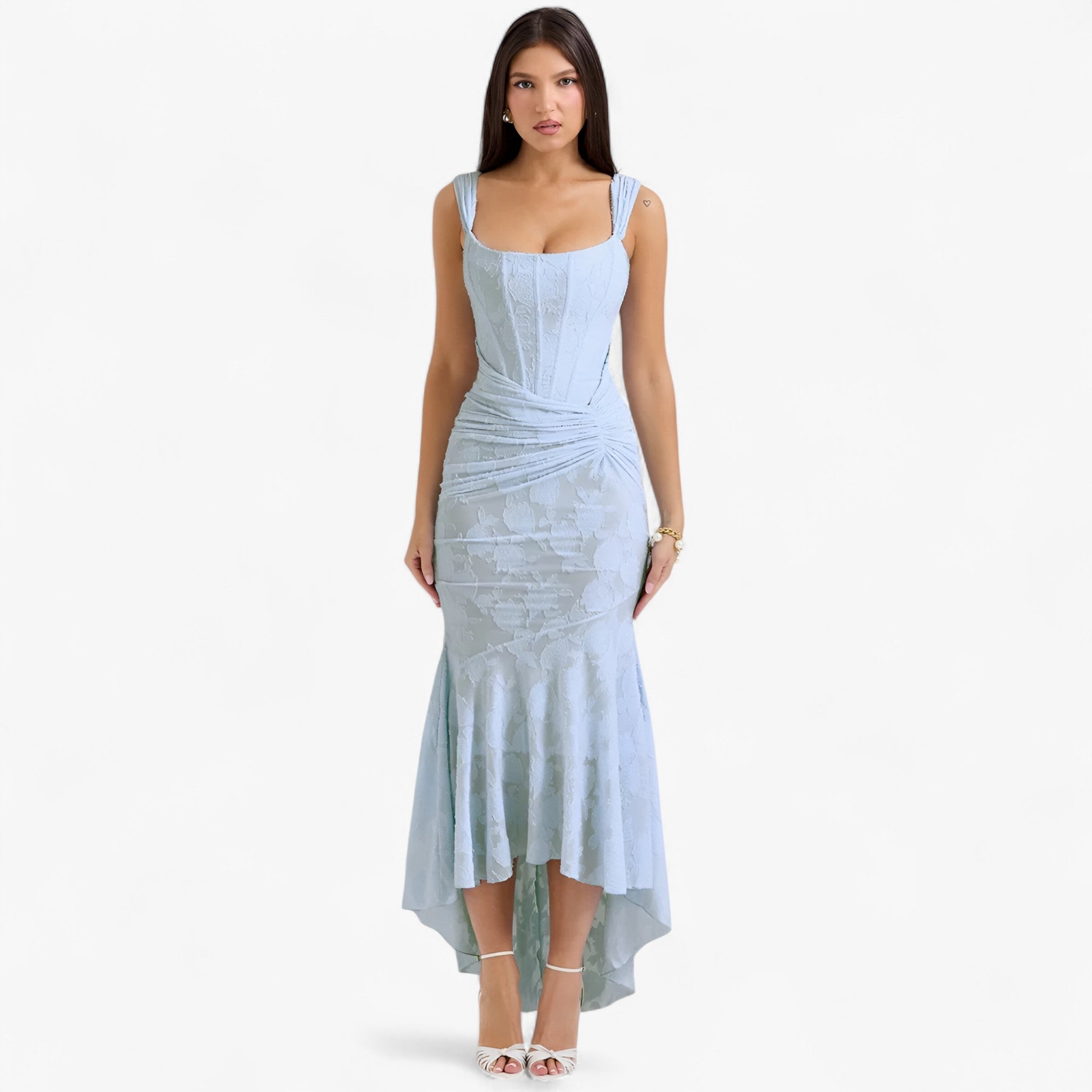 Clara | Midi kjole – Elegant og figurskabende pasform - - women's fashion - {{ product_tags }
