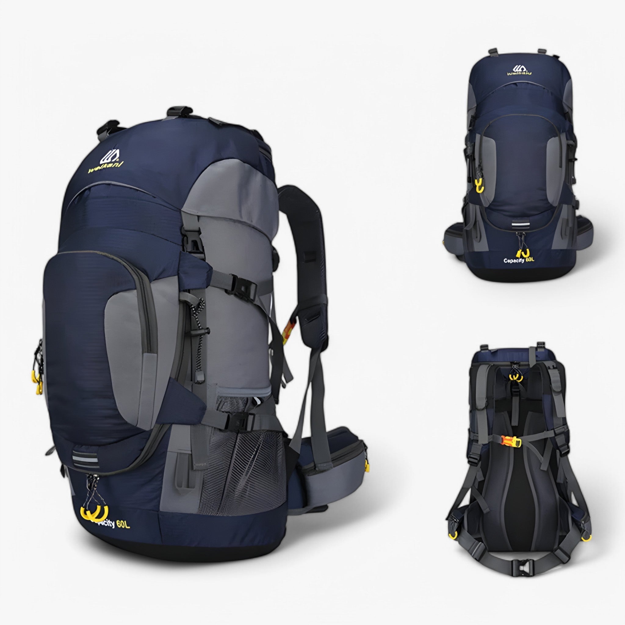 Johnny | Vandtæt rygsæk TrekPro 60L - Mørkeblå - bags - {{ product_tags }
