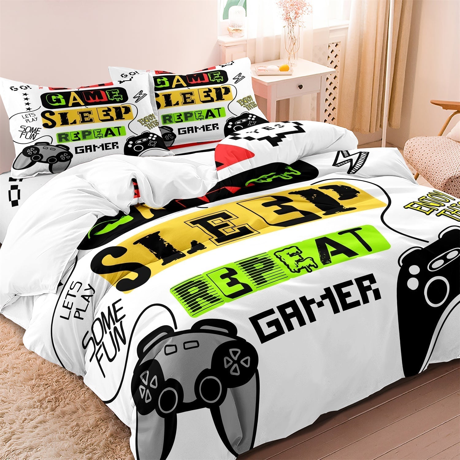 CoolCovers - Dynebetræk til børn Gamer | Teenager | Børneværelse - - baby - {{ product_tags }