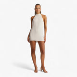 Alexa | White fabric - Timeless elegance for all occasions