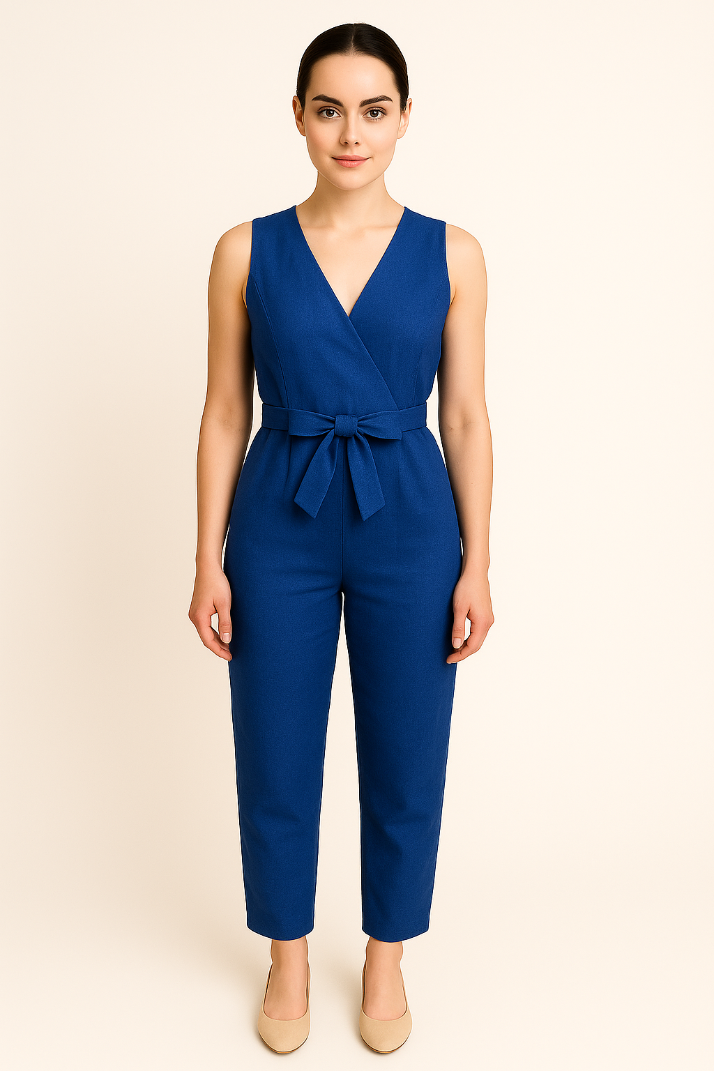 Irene | Elegant, benhøjet, ærmeløs buksetrøje - - Irene | Elegant, benhøjet, ærmeløs buksetrøje - €25 - {{ product_tags }