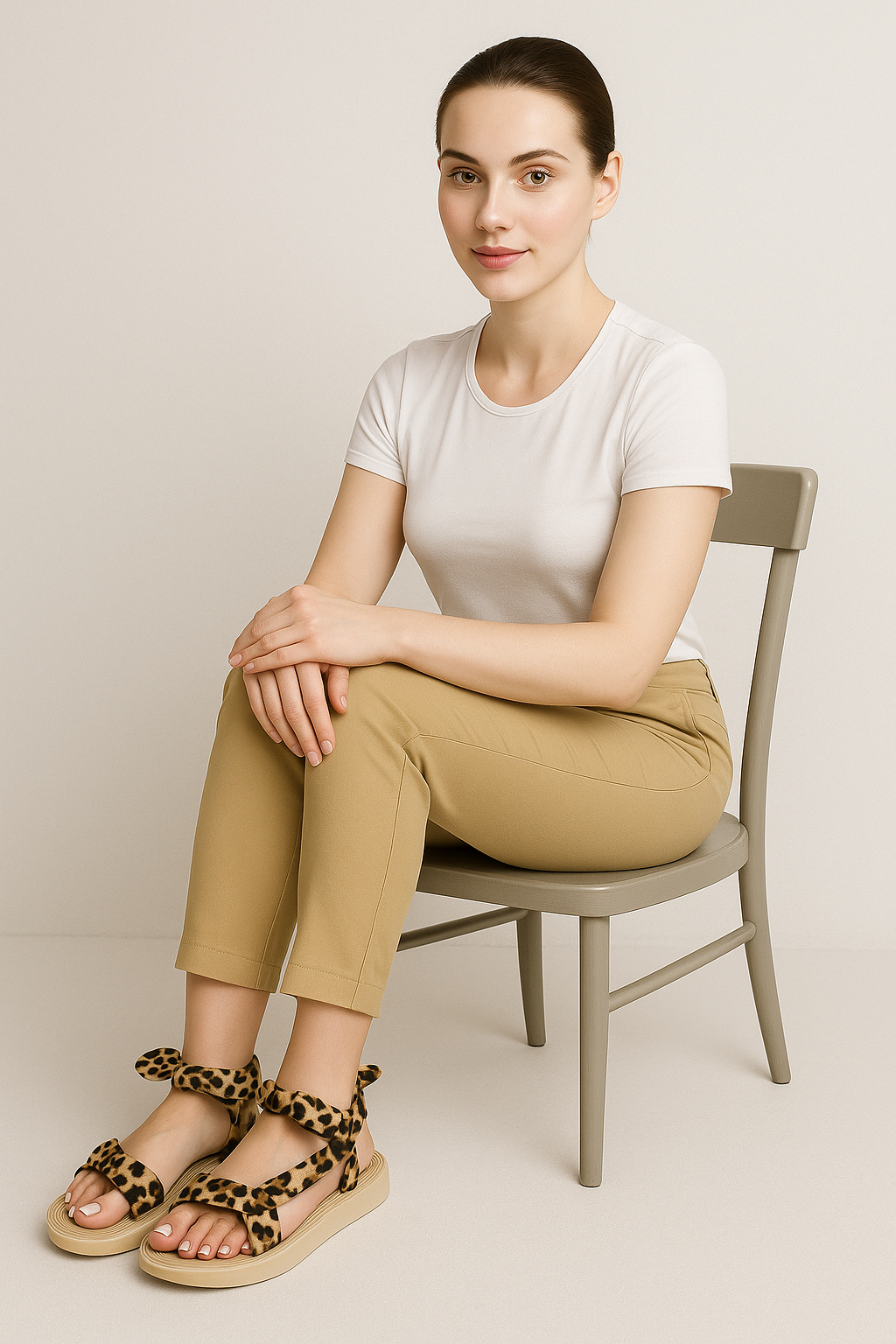 Peyton | Sommer sandaler med leopardprint og justerbare sløjfer - - Peyton | Sommer sandaler med leopardprint og justerbare sløjfer - €25 - {{ product_tags }