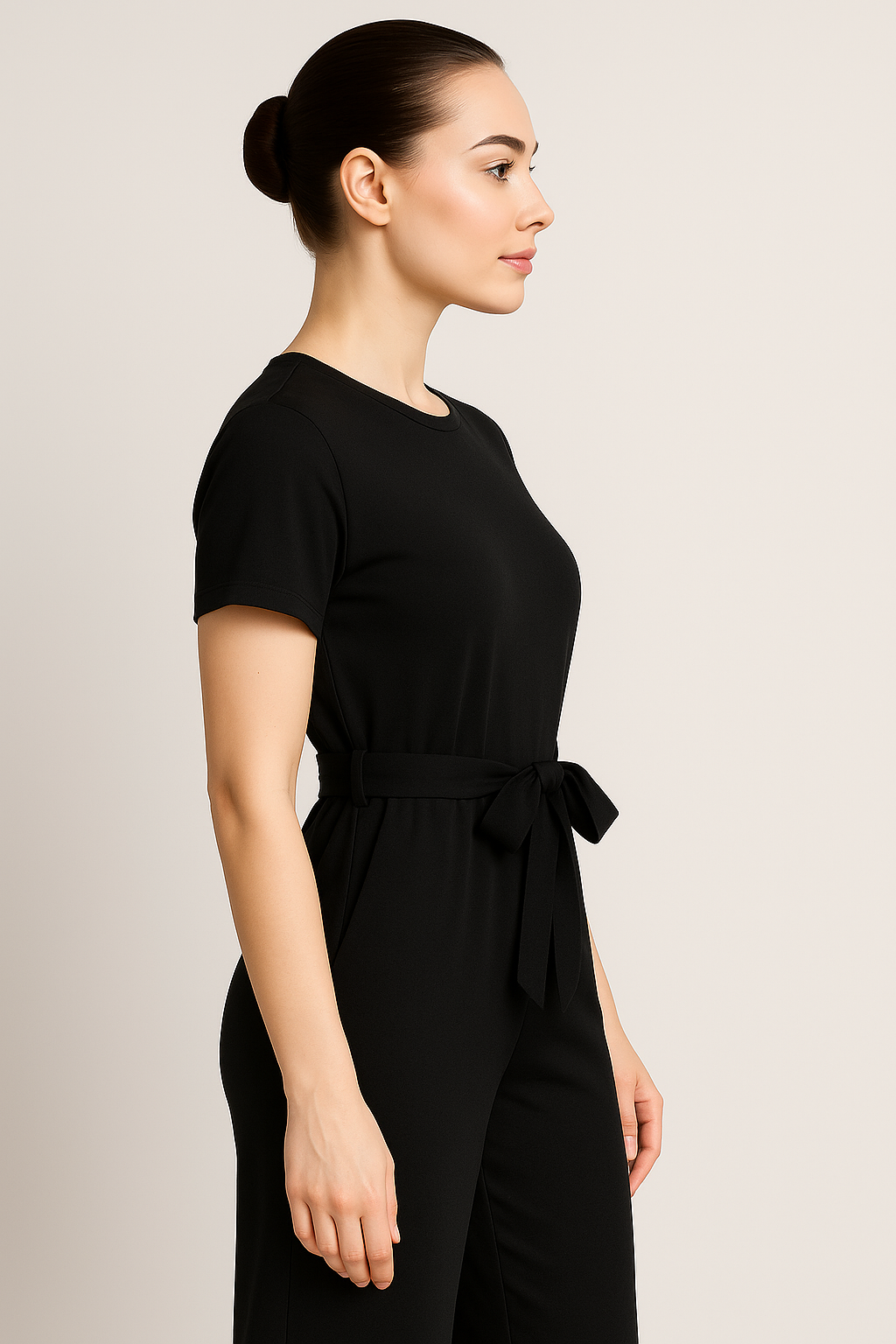 Addison | Elegant kjole med bælte og korte ærmer - - Addison | Elegant kjole med bælte og korte ærmer - €25 - {{ product_tags }