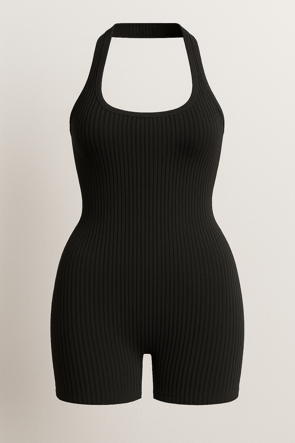 Zoe | Sporttop uden ærmer med ribstrikket design - Sort - Zoe | Sporttop uden ærmer med ribstrikket design - €25 - {{ product_tags }