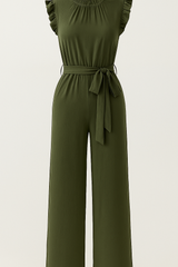 Natalie | Elegant with Ruffle Sleeves and Waistline