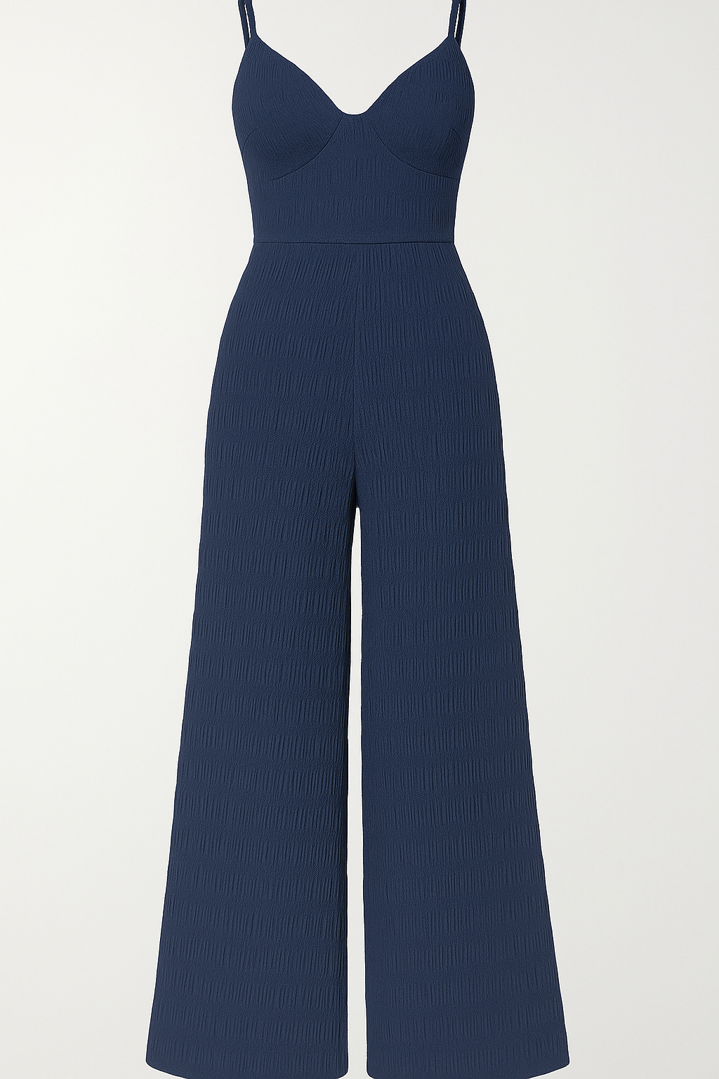 Julie | Sommerkjole med tynde stropper og knude på ryggen - Marineblå - Julie | Sommerkjole med tynde stropper og knude på ryggen - €25 - {{ product_tags }