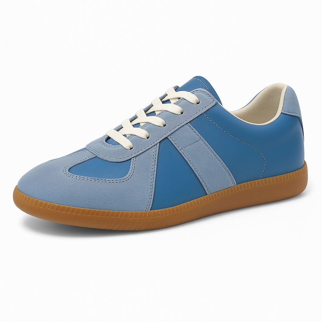 Dana | Ægte læder sneakers – tidløs komfort - Blå - women's fashion - {{ product_tags }