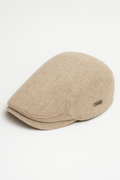 Milano | Klassisk flat cap af bomuldsblanding i beige