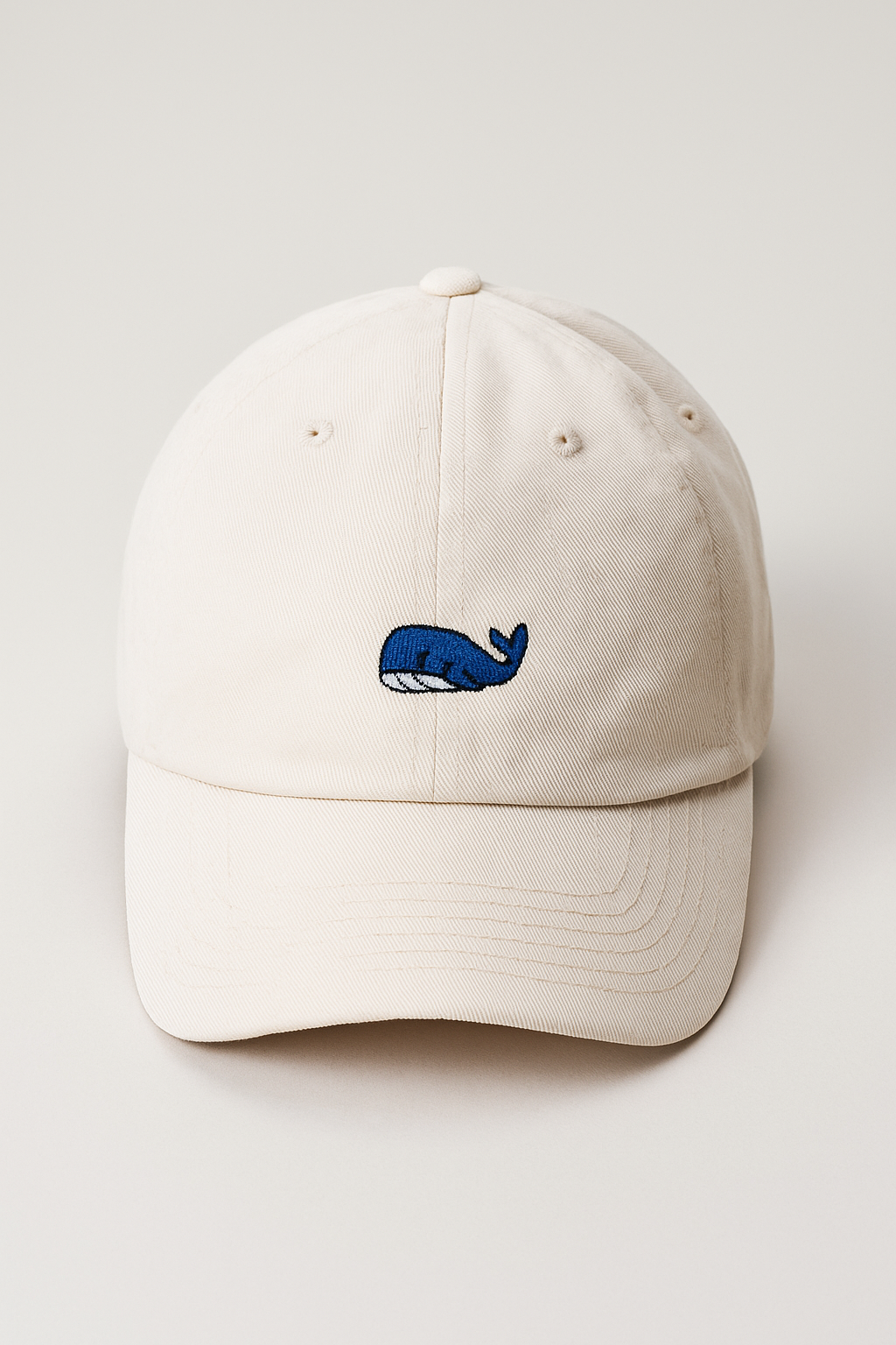 Whaley Cool | Kasket med broderet hval-motiv - Cremefarvet - Whaley Cool | Kasket med broderet hval-motiv - €25 - {{ product_tags }