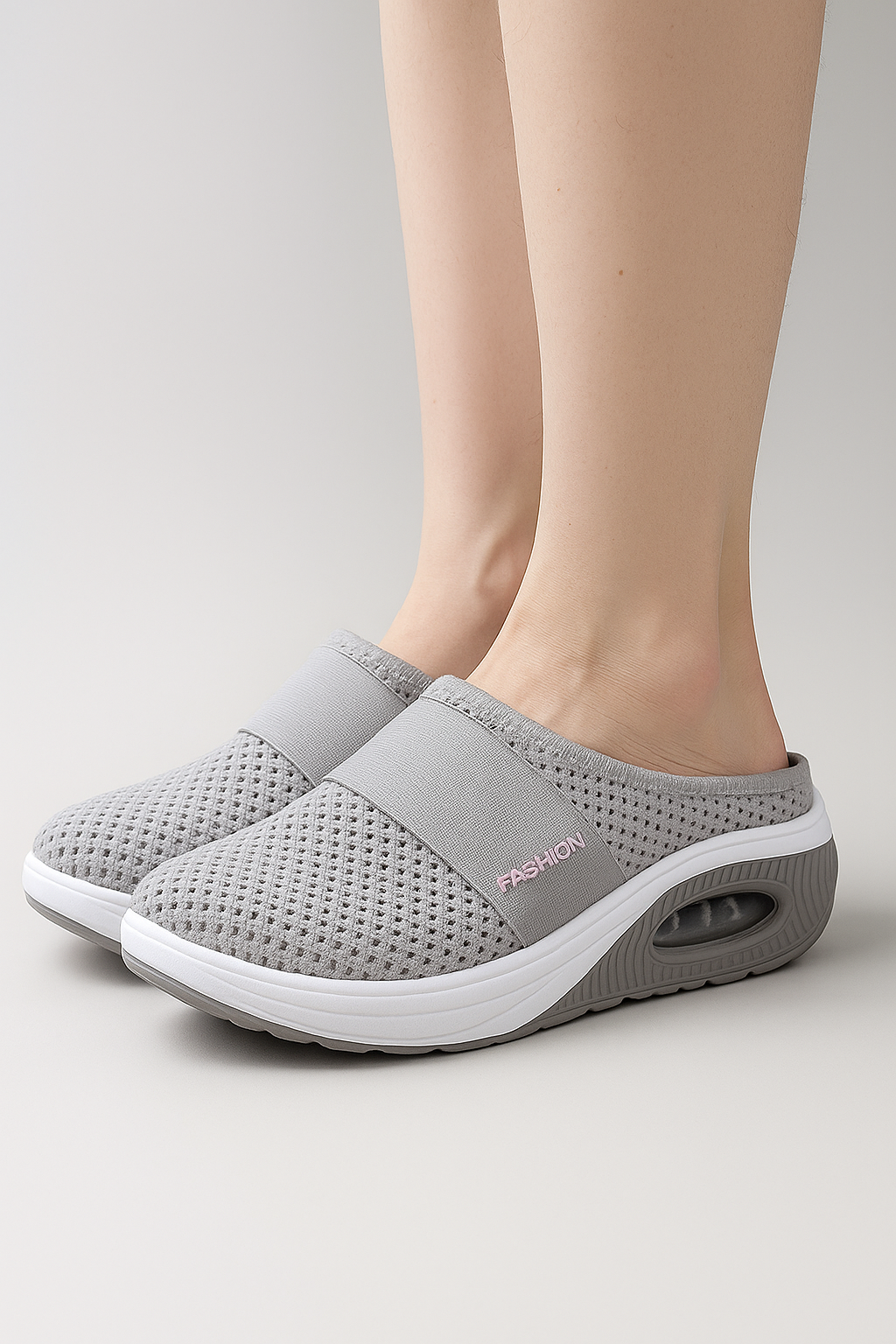 AeroFlex | Mesh Slip-On Platform Paryk med luftpolstersål - - AeroFlex | Mesh Slip-On Platform Paryk med luftpolstersål - €25 - {{ product_tags }