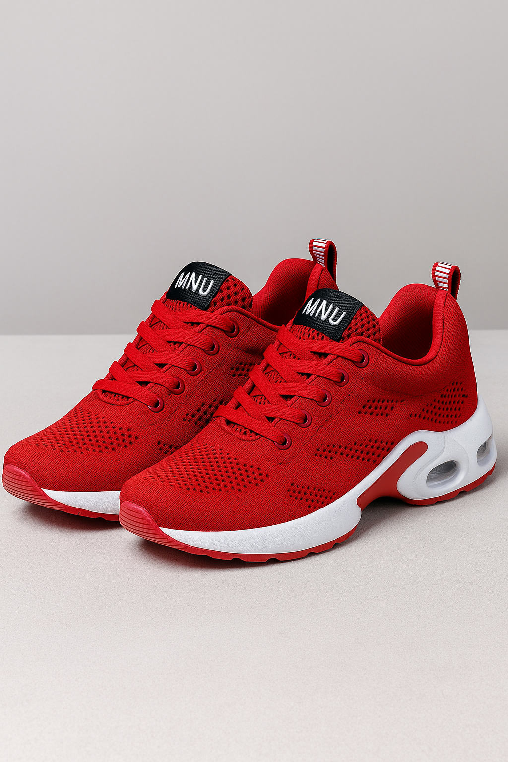 Irske | Ortopædiske damesneakers med luftpudesål og åndbart mesh - Rød - Irske | Ortopædiske damesneakers med luftpudesål og åndbart mesh- €25 - {{ product_tags }
