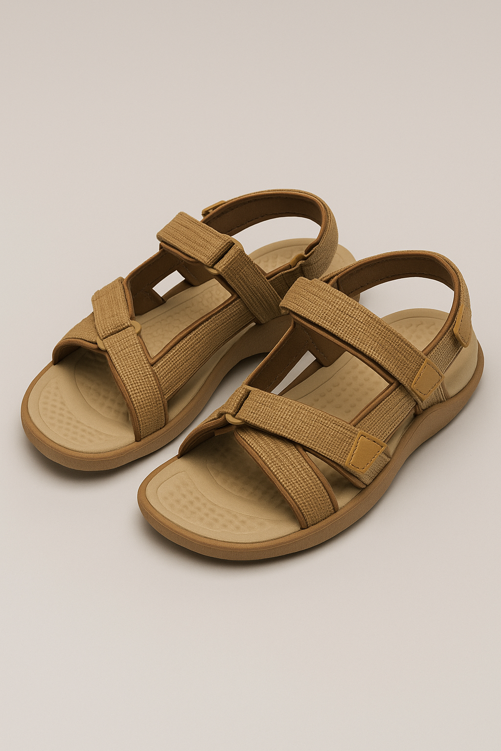 Astrid | Komfortable udendørssandaler med velcrolukning til kvinder - Beige - Astrid | Komfortable udendørssandaler med velcrolukning til kvinder - €25 - {{ product_tags }