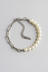 Louis | Elegant Bracelet with Beads and Chain