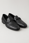 Carter | Elegantní pánské kožené loafers s hadím vzorem