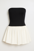 Elowen | Elegantní bandeau top s vystouplou minisukní
