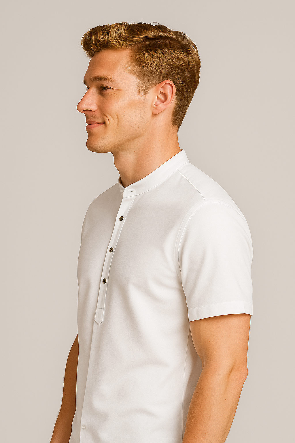 Mason | Let skjort i lin lett for mænd med korte ærmer - - Mason | Let skjort i lin lett for mænd med korte ærmer - €25 - {{ product_tags }