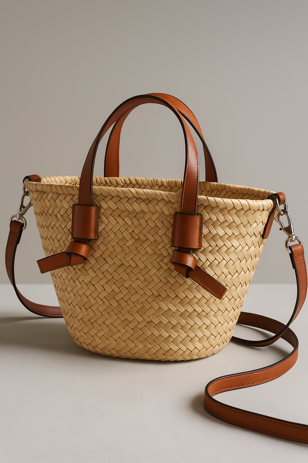 Peyton | Rieten Strandtas til Damer – Stor Kapacitet & Sommerligt Look - brun (30cm<Max Længde<50cm) - bags - {{ product_tags }