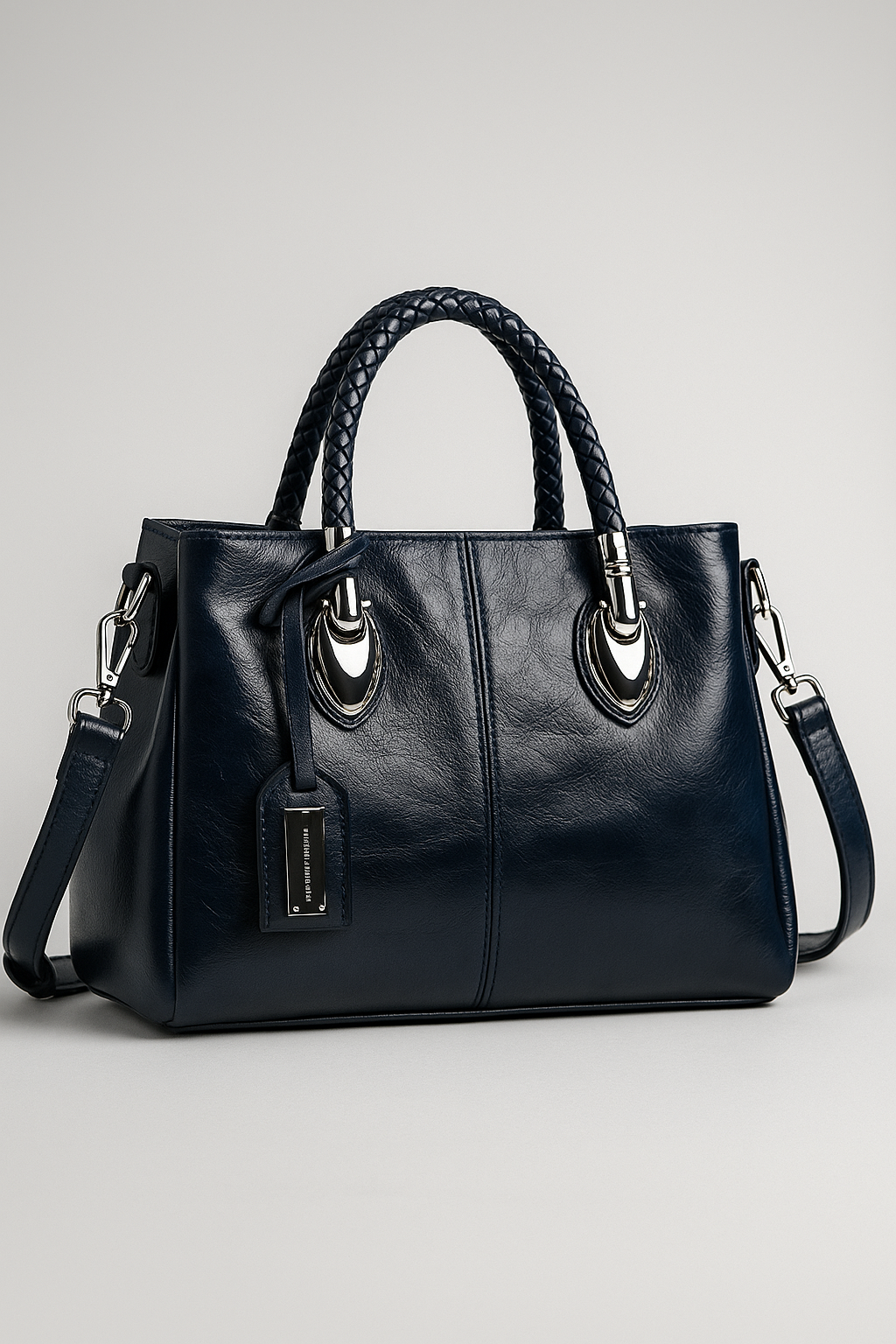 LuxeLeather™ Lædertas med stor kapacitet - Blauw - LuxeLeather™ Lædertas med stor kapacitet- €25 - {{ product_tags }