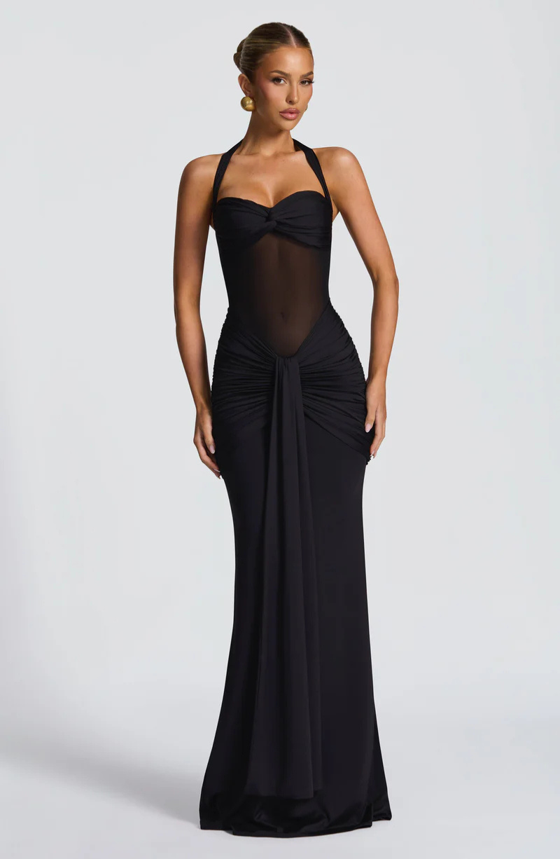 Birgit | Kvinder's Siren Hourglass Gown - Alluring Silhouette Evening Kjole