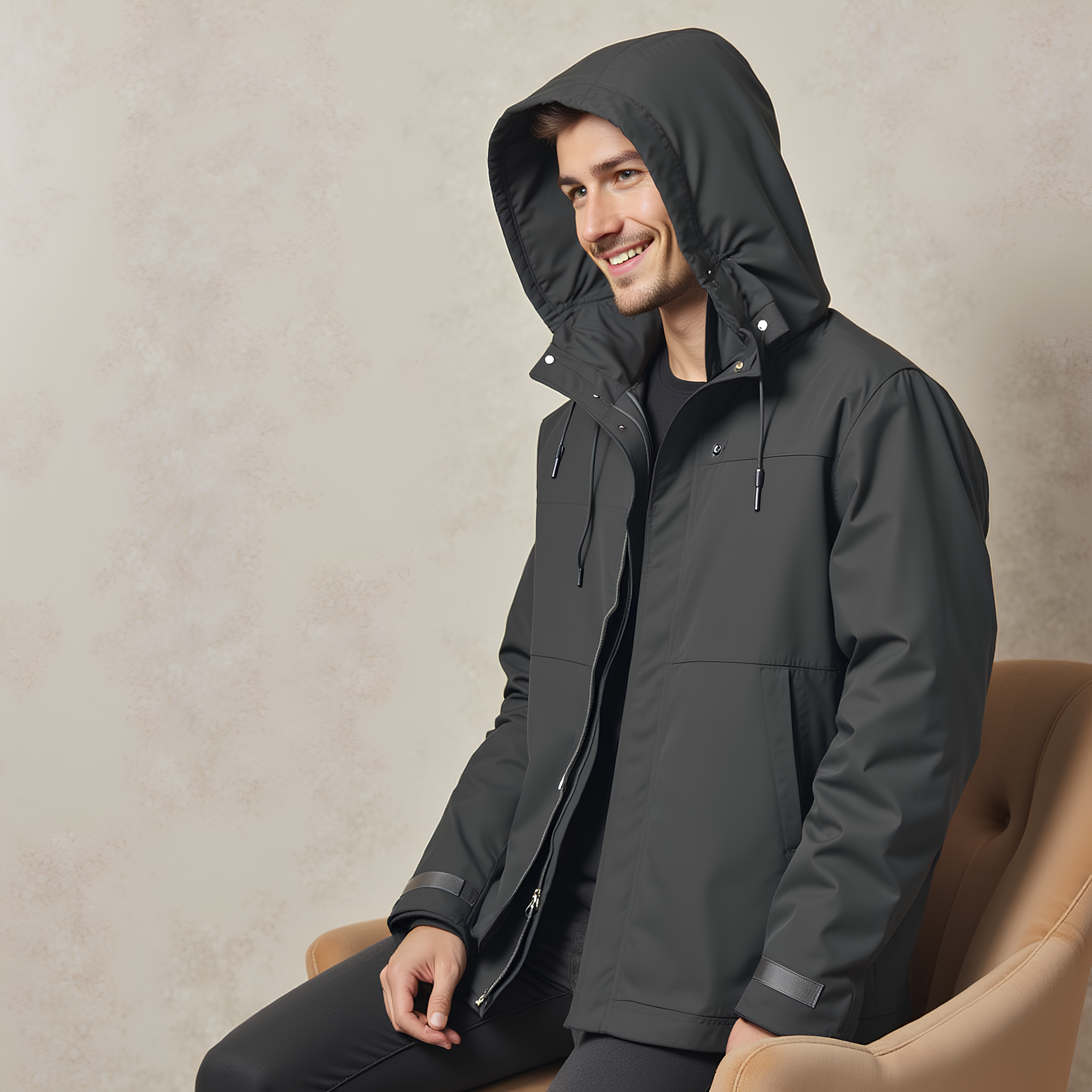 Jonathan | Unisex Vandtæt Outdoor Jakke – Perfekt til Eventyr i Al Slags Vejr - - men's fashion - {{ product_tags }