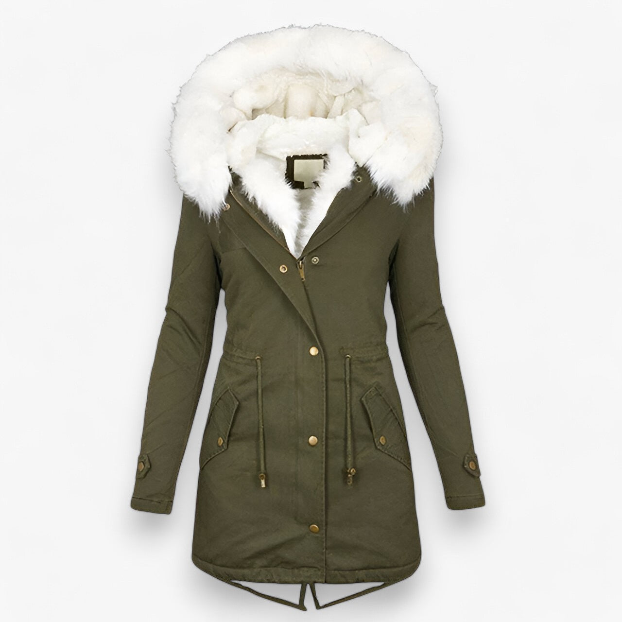 CHARLOTTE | Vinterjakke - Elegant og Polstret til Damer - Grøn - CHARLOTTE | Vinterjakke - Elegant og Polstret til Damer- €25 - {{ product_tags }