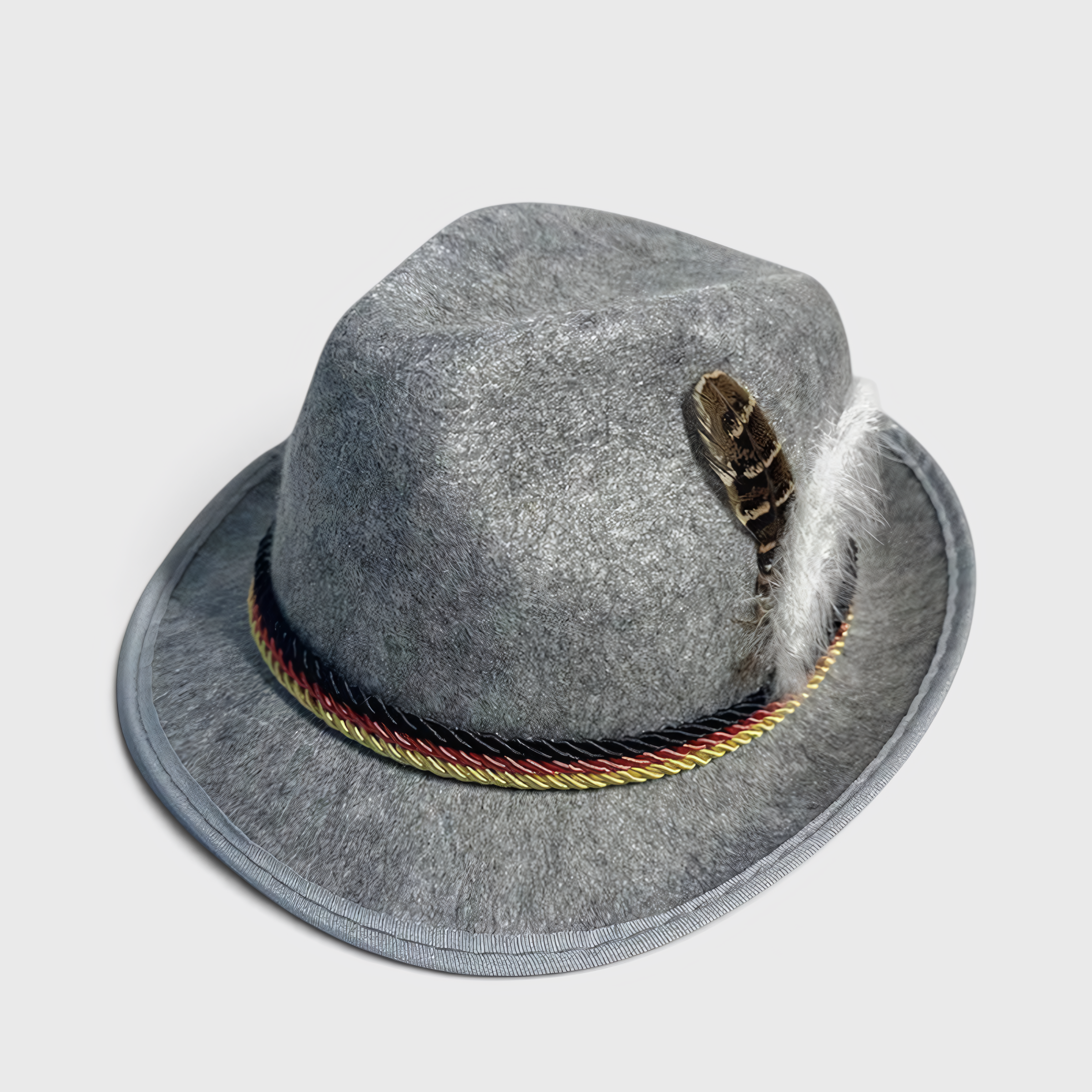 Oktoberfest Hat Unisex, Traditionel med Elegant Accent - Lysegrå - Gifts – Seasonal – Oktoberfest - {{ product_tags }