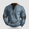 Herre Vintage Strikket Sweater med Lynlaas, Dirk