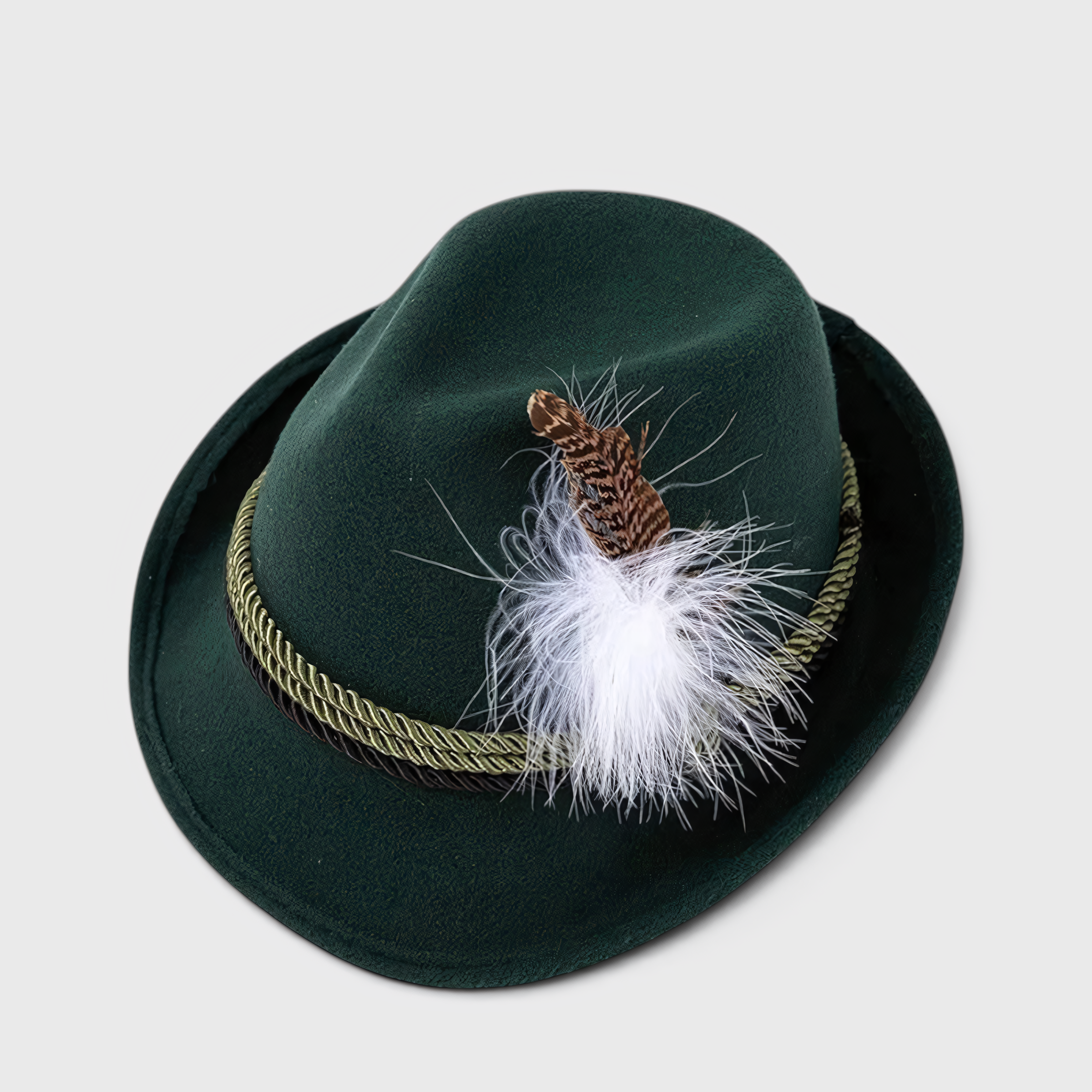 Oktoberfest Hat Unisex, Traditionel med Elegant Accent - Mørkegrøn - Gifts – Seasonal – Oktoberfest - {{ product_tags }