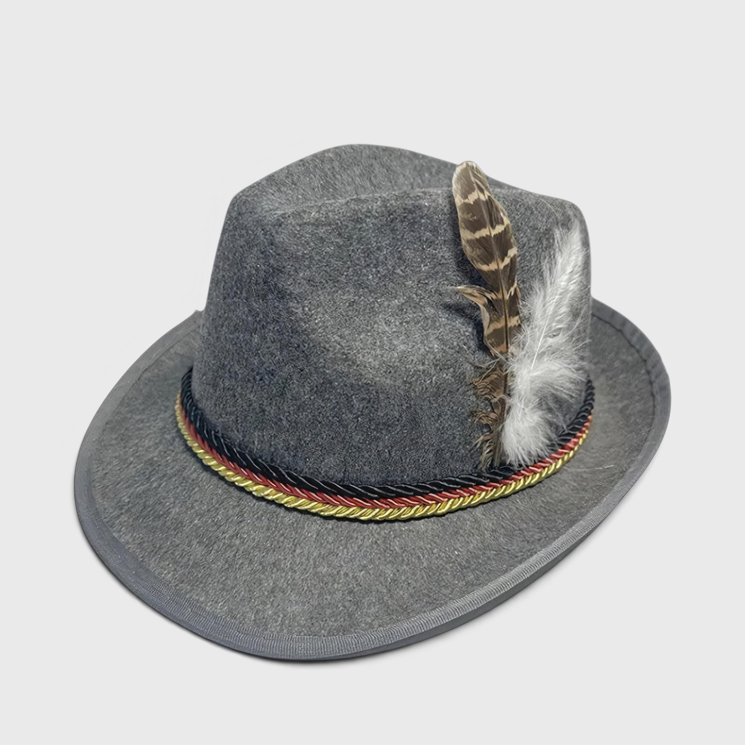 Oktoberfest Hat Unisex, Traditionel med Elegant Accent - Mørkegrå - Gifts – Seasonal – Oktoberfest - {{ product_tags }