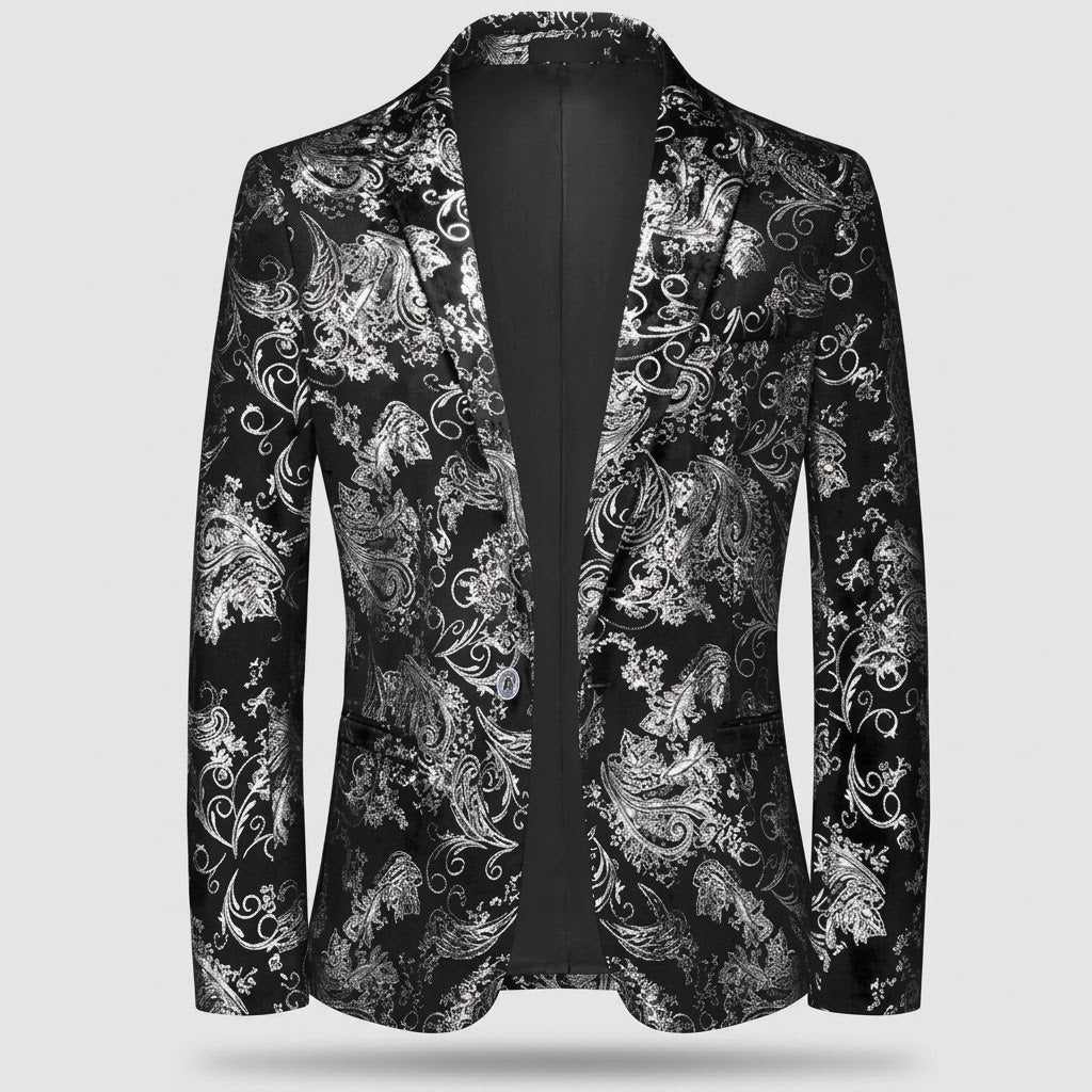 Herre Business Blazer - Barokprint, Oscar