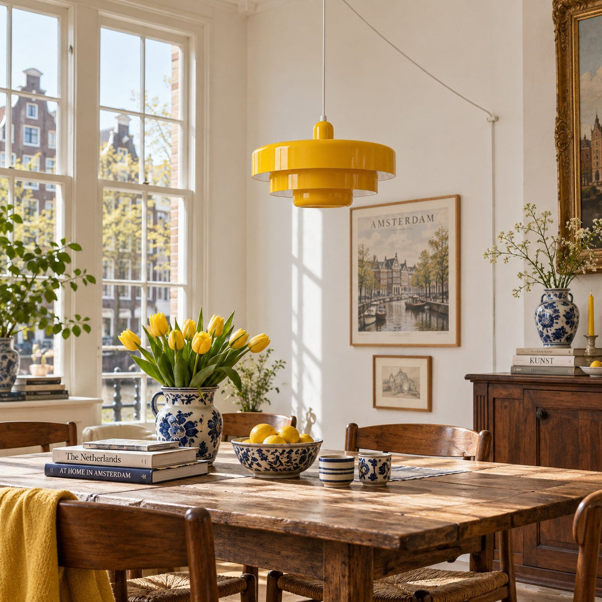 Retro Bauhaus Stikkontakt Pendellampe - Multi Farve - - Home Decor - {{ product_tags }