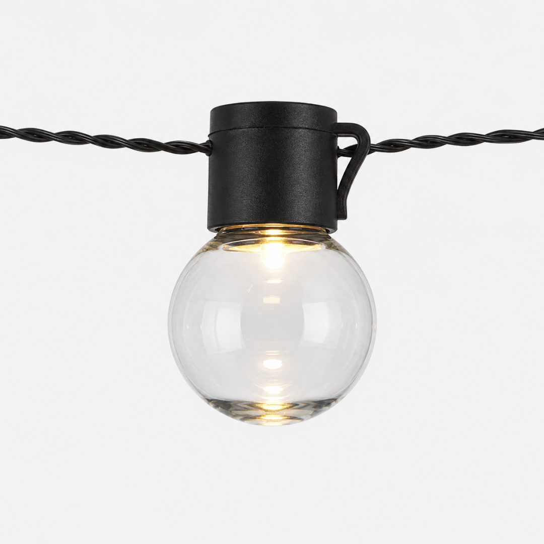 USB Terrasse Lyskæde – Vandtæt Varm Hvid Terrassedekoration - - Outdoor String Lights - {{ product_tags }