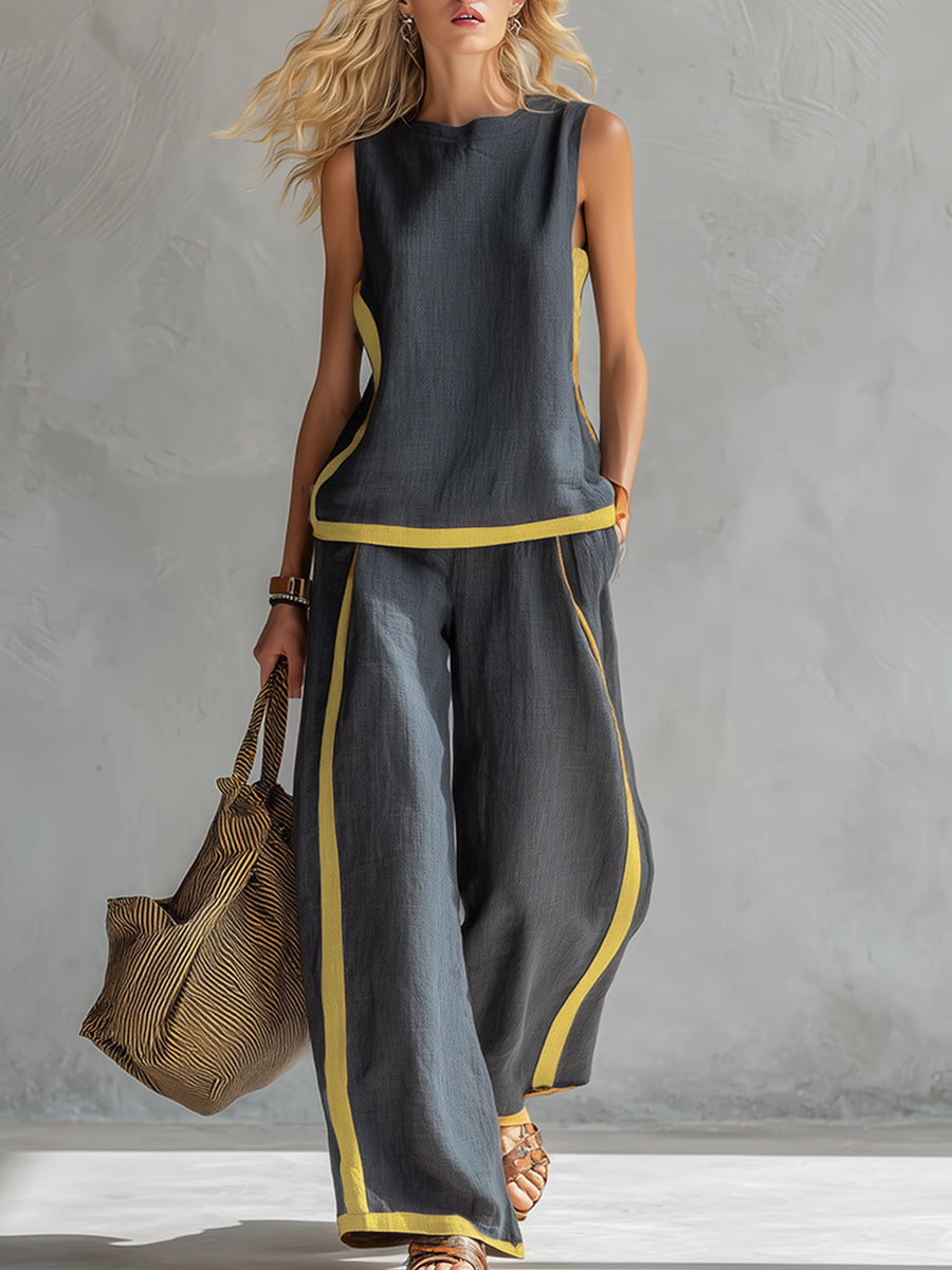 Shania™ Casual-Chic todelt sæt