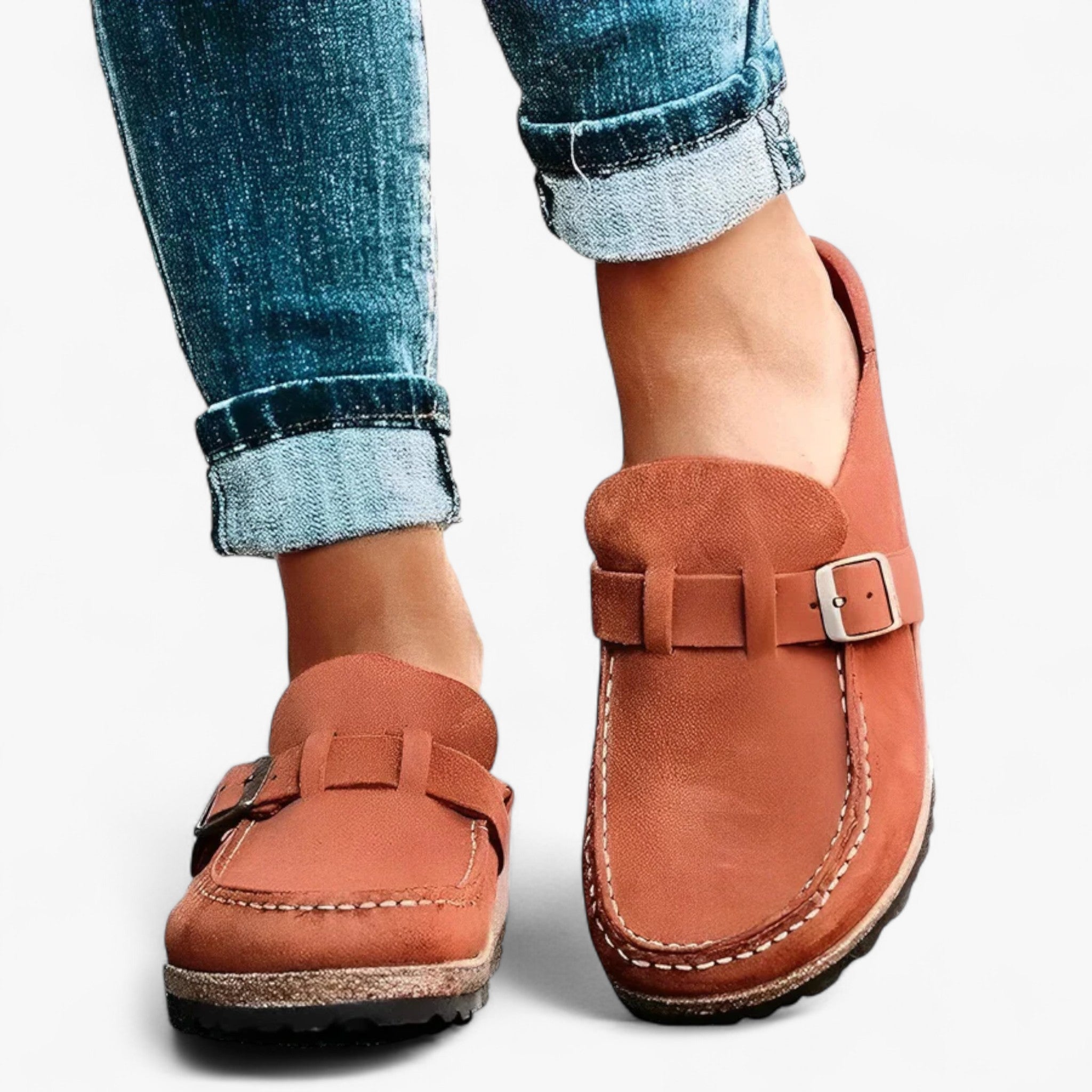 Nora | Letvægts Sneakers til Damer - Komfortable Sko til Kvinder til Daglig Brug - Rød - women's fashion - {{ product_tags }