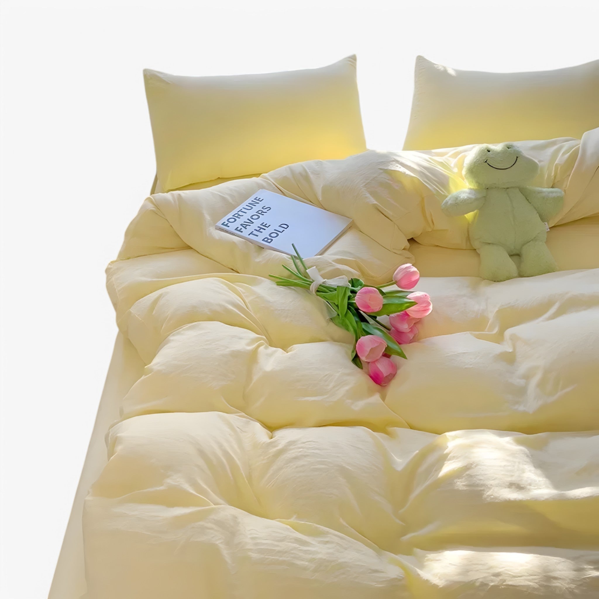 Cynthia | Sengetøj - Gul - house & garden - {{ product_tags }