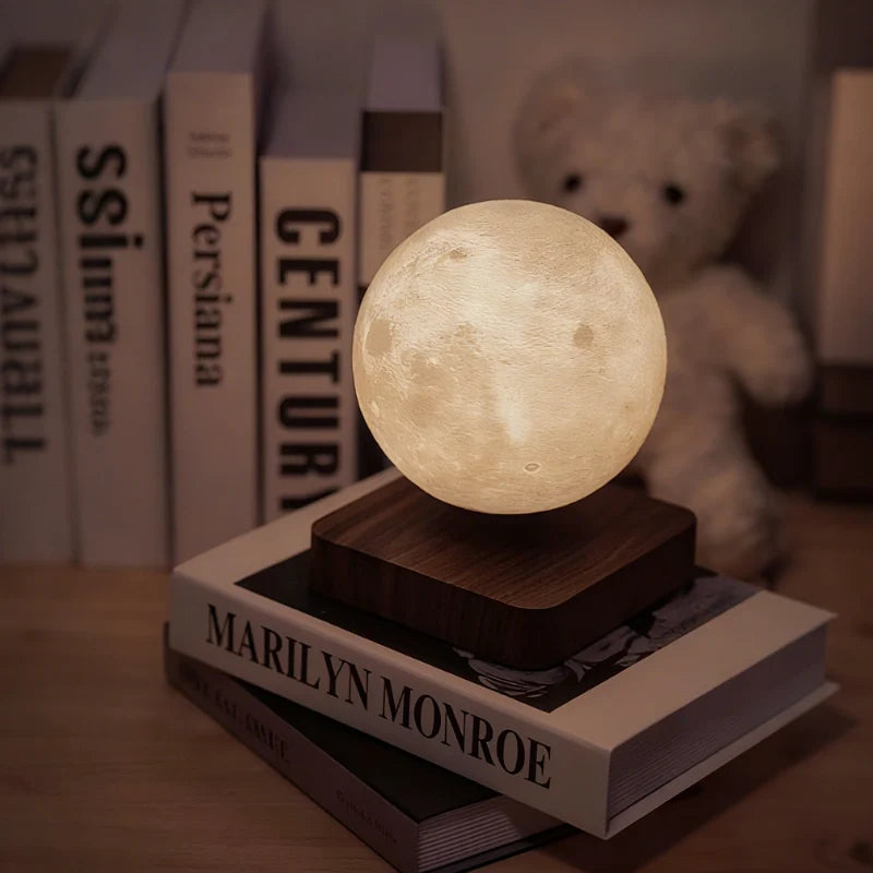 EtherealOrbit Svævende Lampe – Magnetisk Svævende Måne & Saturn Lys